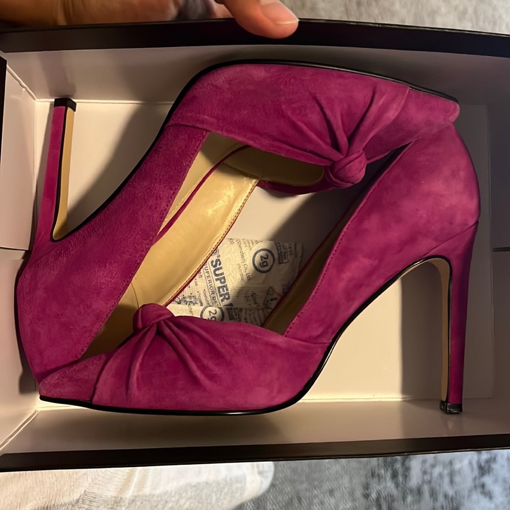 Nine West Dark Pink Heels